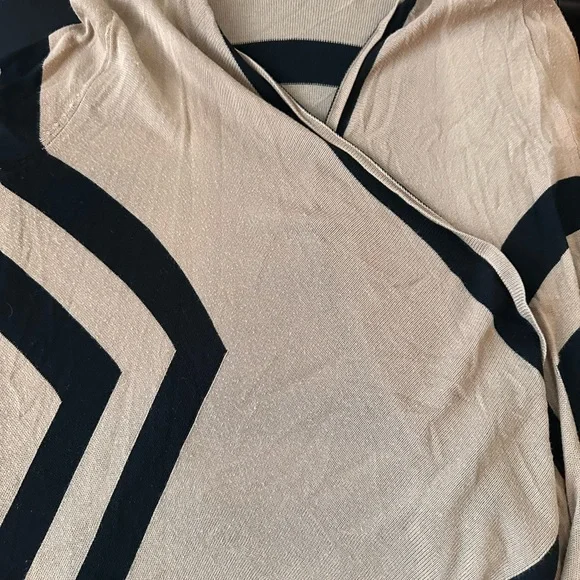 INC International Concepts Beige & Black Open Cardigan – Good Condition - Picture 4 of 5